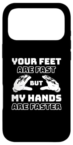 Your Feet Are Fast But My Hands Are Faster �S�[���L�[�p�[ �X�}�z�P�[�X iPhone 17 Pro Max �p
