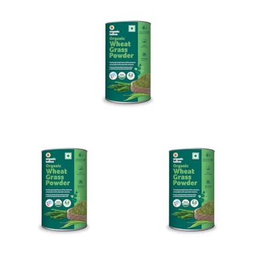 Image of Organic Tattva Wheat Grass Powder, 100g (Pack of 3)