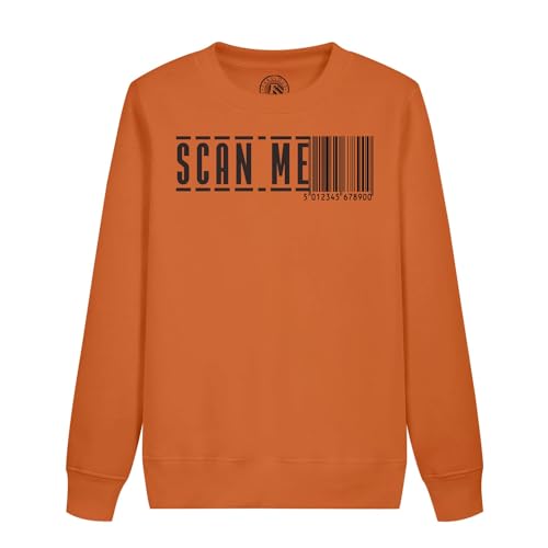 Sweatshirt enfant code barre scan me une idée cadeau originale en noir et blanc
