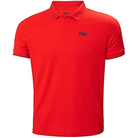 Helly Hansen Men's Ocean Polo Shirt in Alert Red Cover