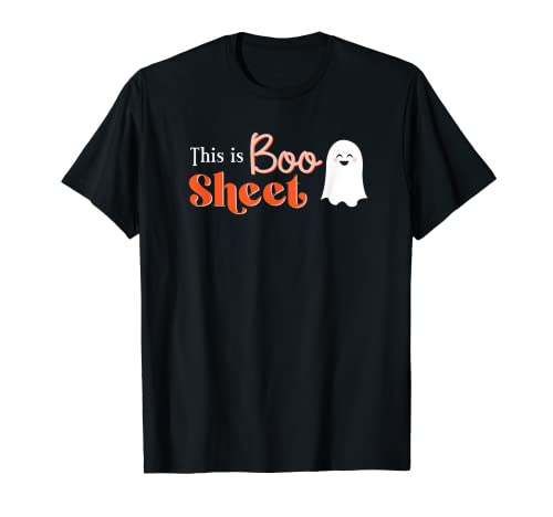 Esta es Boo Sheet Funny Halloween Ghost Mens Womens Camiseta