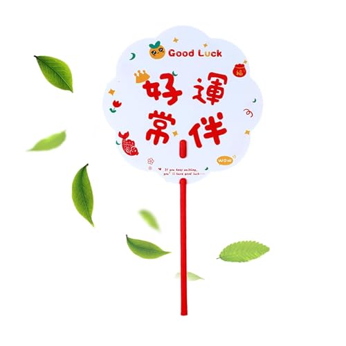 Ventilador De Mano De Verano De Dibujos Animados, Ventilador De Refrigeración Manual, Diseño Creativo De Suerte, Ventiladores Portátil Personal, Compacto Y Cómodo De Llevar, Adecuado Para Niños,