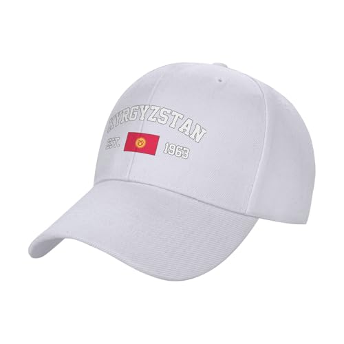 Strapback Trucker Cap Kirghizistan Casquette De Baseball Respirant Chapeau De Golf Mode Chapeaux Pare-Soleil pour Camping, Trucker, Sport