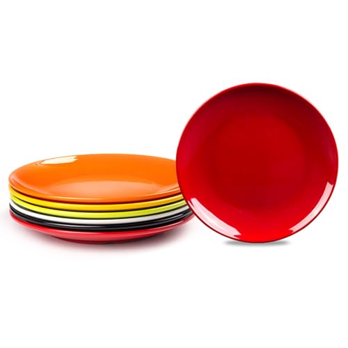 Generisch Juego de 6 platos hondos para pasta, platos hondos para espaguetis, cuencos para pasta, cuencos de ramen, cuencos grandes para ensalada, cuencos multiusos