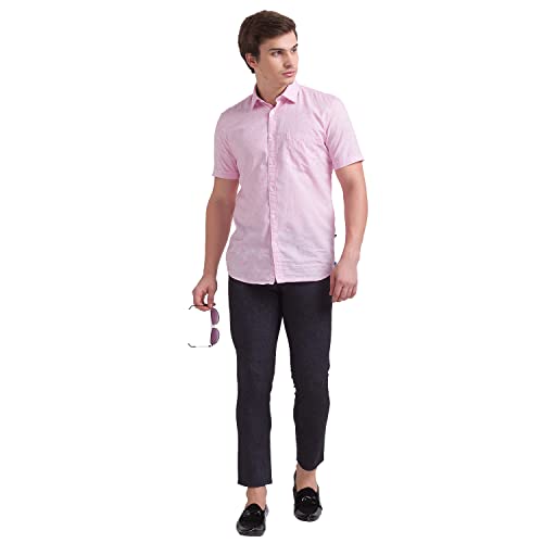 Image of Parx Cotton Black Casual Trouser for Men