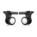 XiaoShiJie (Set of a pair) 360 Degree Swivel Front Luggage Mute Wheel Suitcase Replacement Repair Wheels Parts Spinner (DiLong W010#)