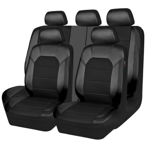 Housses de siège voiture 9 pièces en cuir premium durable