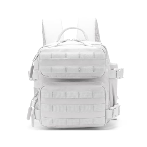Image of 9L Mini Backpack for Men and Women, Small Backpack for Gym Hiking Travel Sports Running (White)