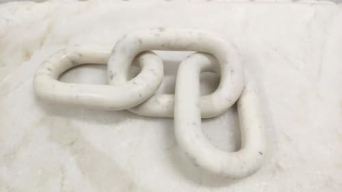Maillon en marbre blanc pour sculpture décorative d'intérieur moderne - 4