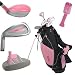 Golf Girl LEFTY Junior Club Set for Kids Ages 4-7 w/Pink Stand Bag [Sports]