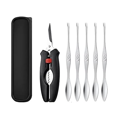 Juego De 6 Herramientas De Acero Inoxidable Para Mariscos JIAMIAN Cover