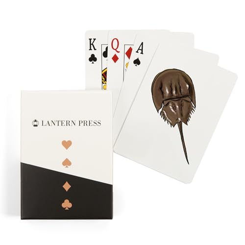 Lantern Press Horseshoe Crab 52 Cartas Póker