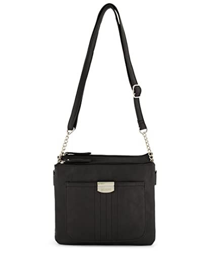 Rosetti Women's Midge Crossbody Bag, Faux Leather Purse, Adjustable Strap