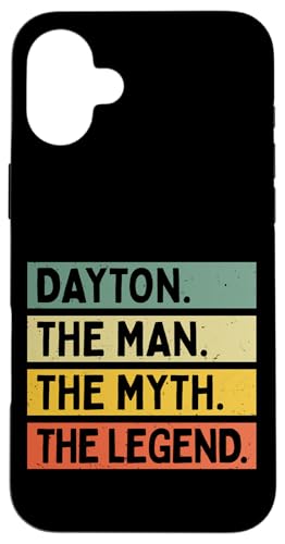 Dayton The Man The Myth The Legend�ʔ������O������p �X�}�z�P�[�X iPhone 16 Plus �p