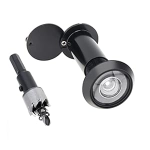 Hojlkld EPC Türspion 200 Grad Schwarz