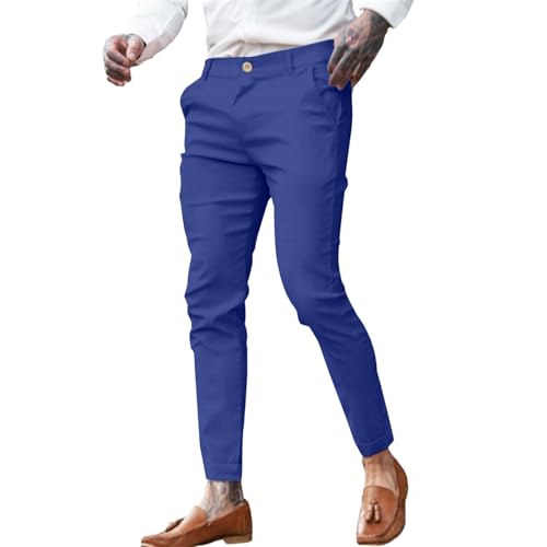 Pantalon de costume homme slim crayon moderne en sergé extensible