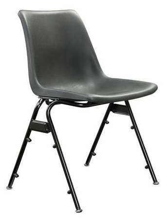 Stacking Chair Plastic Black