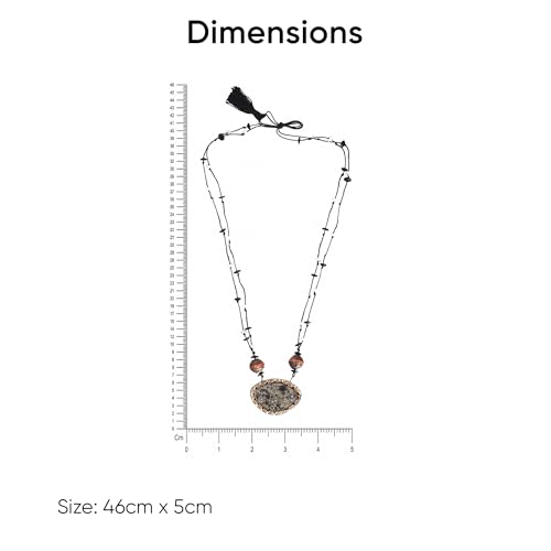 Image of AAKRITI ART CREATIONS Handcrafted Tribal & Brass Necklace Collection | Floral, Leaf & Elephant-Inspired Artisan Jewelry | Dhokra, Glass & Ethnic Statement Necklaces for Women