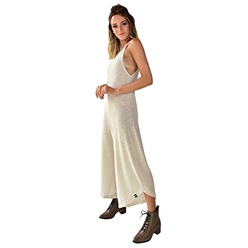 Macacão Pantacourt Brohood Flow Crepe Rajada Off White GG