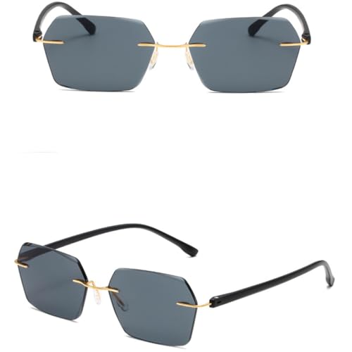 Lunettes de soleil sans monture légères anti-éblouissement UV400