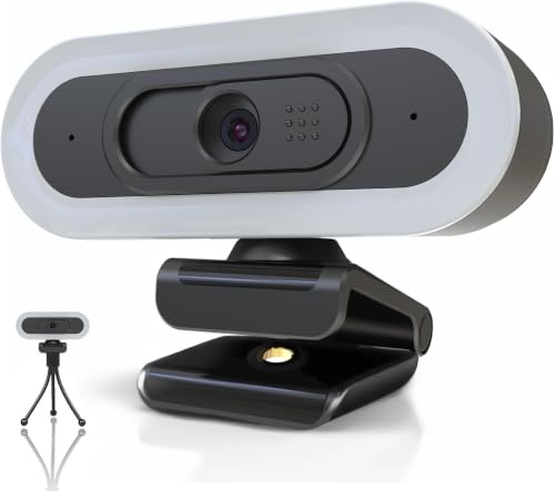 Svcouok W4 �I�[�g�t�H�[�J�X �E�F�u�J�����ASwitch 2/ PC 2K 50fps QHD �f���A���}�C�N LED���C�g USB�J���� - 1080P 60 fps �v���X�g���[�~���O