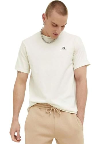 CONVERSE - STANDARD FIT LEFT CHEST STAR CHEV EMB TEE para: UNISEX color: CONVERSE EGRET talla: XL