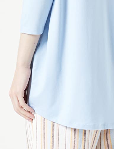 ONLY Damen Onlmoster 3/4 Shoulder Tape Cs Top, Cashmere Blue/Detail:melange, XXS 4