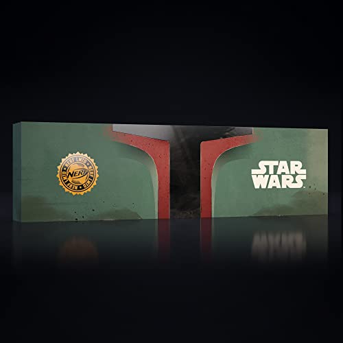 Nerf Lmtd Star Wars Boba Fett's Ee-3 Blaster, The Book Of Boba Fett, Illuminated Scope, 3 Drums, 12 Elite Darts, Blaster Sounds #TOP4