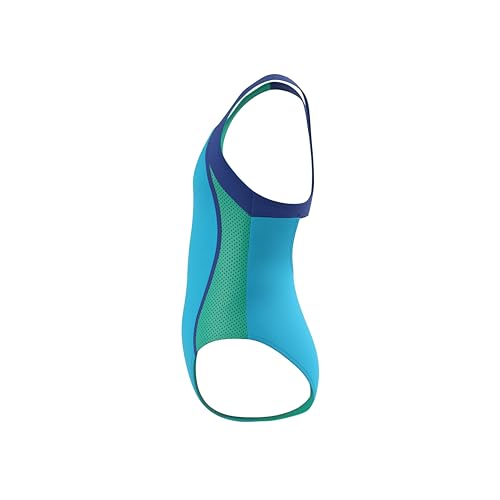 Image of Speedo Girl's Swimsuit One Piece Mesh Splice Thick Strap