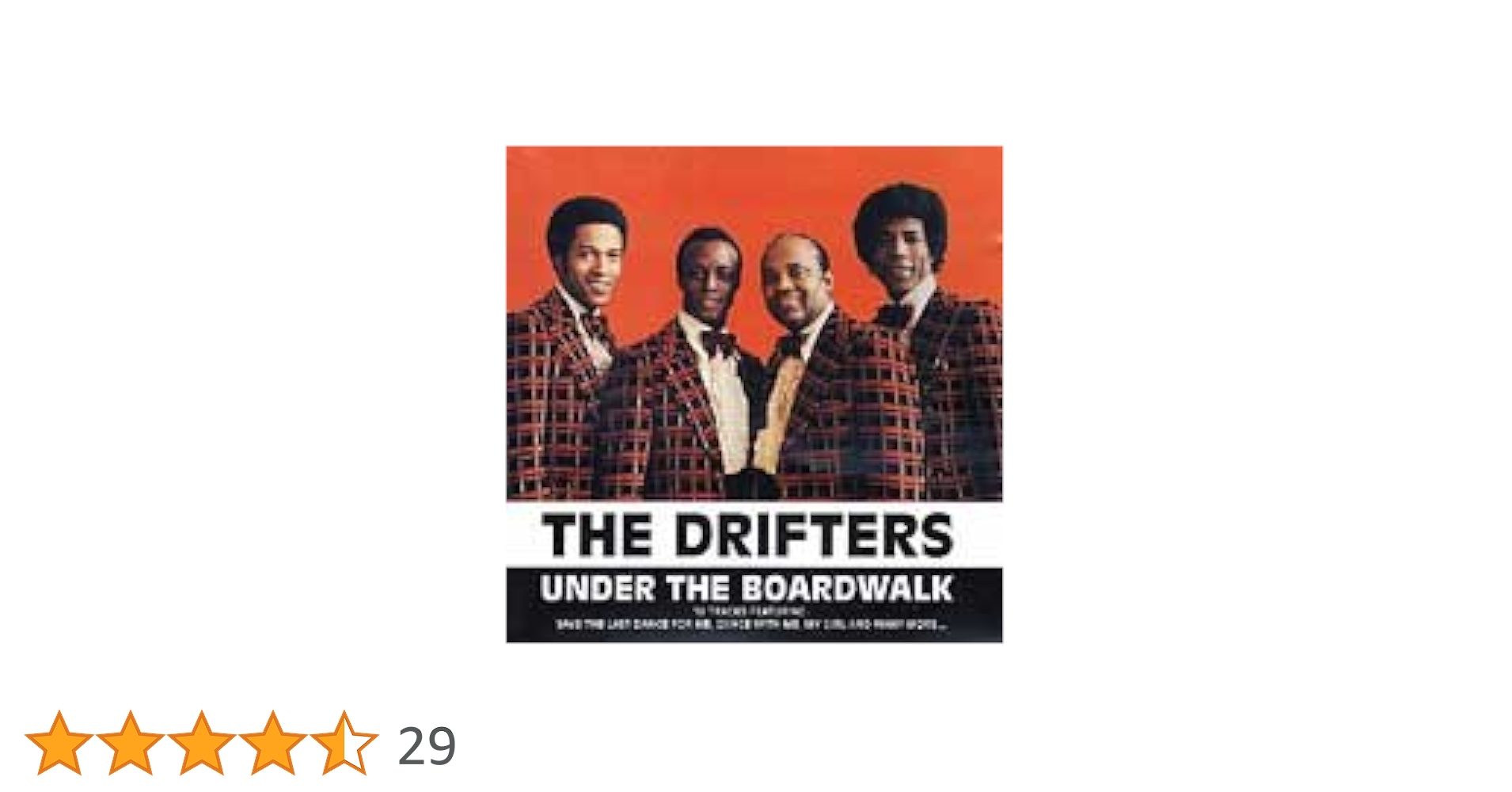 THE DRIFTERS UNDER THE BOARDWALK レコード The Drifters – Under The Boardwalk – Vinyl (7