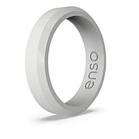 Algopix Similar Product 6 - Enso Rings Bevel Thin Silicone Wedding