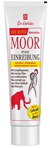 Dr. Ehrlichs Rote Mammuthus Moor Pflege Einreibung 100ml - extrastarke Pflege für mobile Muskeln und Gelenke - intensive Moorsalbe - starker Wärmeeffekt für Rücken, Nacken, Schulter und Gelenke Cover