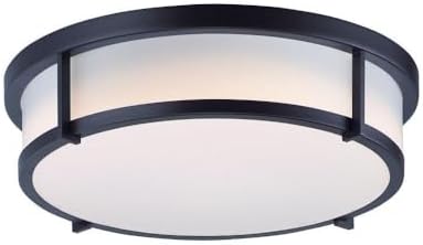 Maxim Rogue-3 Light Flush Mount-17 Inches Wide by 5.25 inches high-Black Finish