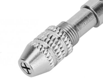Micro Spiral Drill Bits Set+ Swivel Head Pin Precision Pin Vise Chuck 10pcs