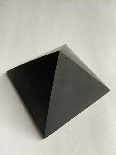 Russian Goods and Life Shungite UnPolished Pyramid 90x90 mm (3.54x3.54 inch) Stones Crystal Mineral Large Russian Goods and Life Shungite UnPolished Pyramid 90x90 mm (3.54x3.54 inch) Stones Crystal Mineral Large