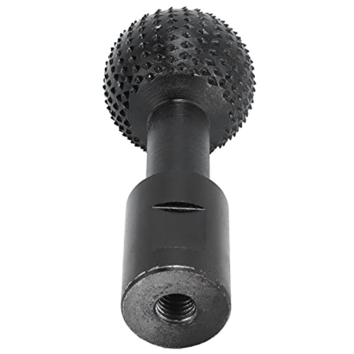 Cabezal de Taladro para Tallar Madera con Fresa Giratoria Esférica de 10 Mm, Acero Al Carbono para Amoladora Angular Tipo 100, Cómodo de Usar y Resistente, Fácil Operación,