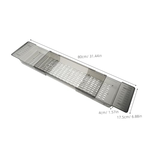 Étagère réglable de bain avec support de drainage pour spa à domicile
