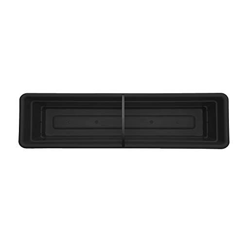 Bloem Dcbt24-00 Dura Cotta Plant Window Box, 24-Inch, Black, 3 Gallon #TOP2