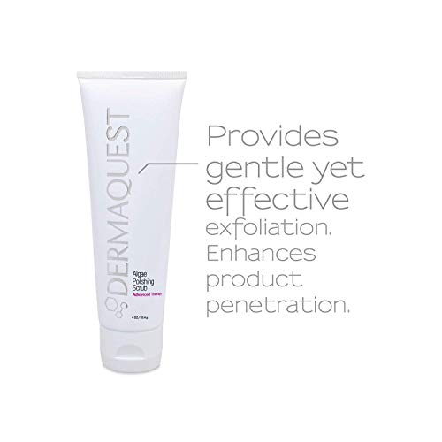Dermaquest Advanced Therapy Algae Polishing Facial Scrub - Plastic-Free Environmentally Safe - Minimize Pores & Soothe Inflammation - Deeply Hydrating Gentle Exfoliation For All Skin Types (4Oz) #TOP3