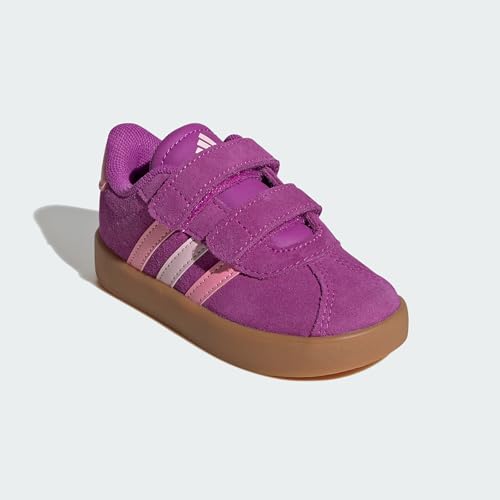 Adidas Unisex - Bimbi 0-24 Vl Court Shoes, Flash Pink/Bliss Pink/Clear Pink, 24 Eu - 5