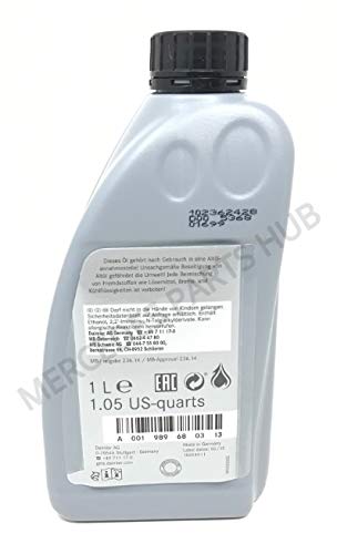 Mercedes 722.6xx 722.9xx Auto Transmission Fluid (1 Liter) HIGH Performance