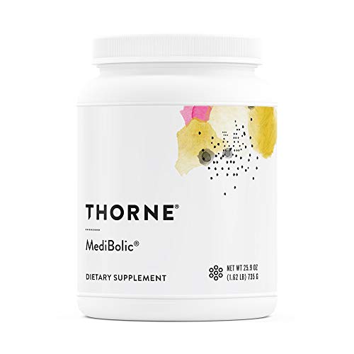 Thorne Research - MediBolic - Gluten-Free and Dairy-Free Supplement Powder  Increases Satiety and Enhances Fat Burning - 25.9 oz
