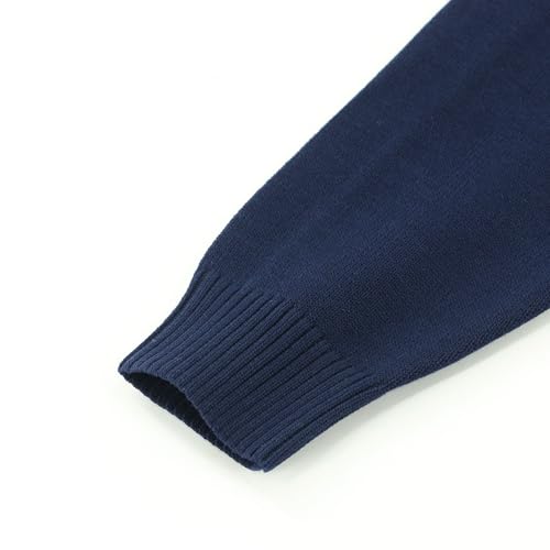 Image of POBIDOBY Sweater for Girls & Boys, Purcotton Pullover Knit Sweater for Uniform