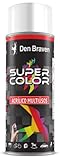 Contenido: 1x Bostik, Pintura Acrílica en Spray Multiusos de Uso Profesional y Doméstico, Rendimiento: 1,5-2m²/envase de 400 ml, Color Blanco Satinado