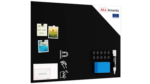 ALLboards Lavagna magnetica per gesso SLIMboard senza cornice 90x60 cm + GRATIS