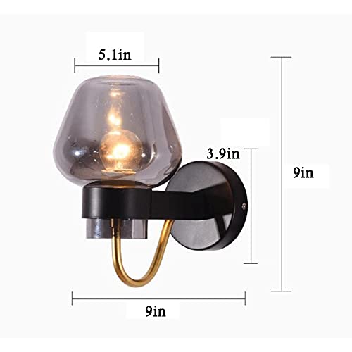 Aplique de pared de alta calidad con acabado negro mate refinado para interiores sofisticados 7