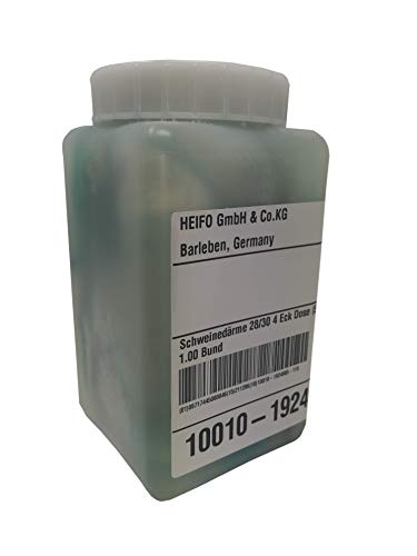 Schweinedarm Kaliber 28/30 91,4 Meter füllfertig 1A in der Dose Spitzenqualität Bratwurstdarm Cover