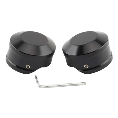 Cache-écrous fourche supérieurs alu noir FXBR FXBRS accessoires moto