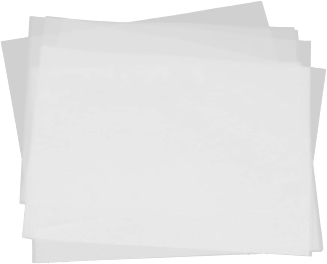 Angoily 100pcs Translucent Tracing Paper for Drawing Sewing Craft Fade Resistant of Paper