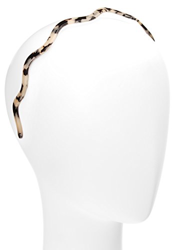 France Luxe Wavy Ultracomfort Headband for Women, Ivory Tokyo